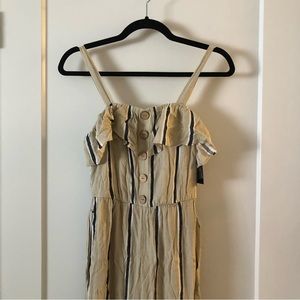 NWT By&By beige jumpsuit